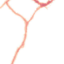 Night-time road noise heatmap for RG40 2LW