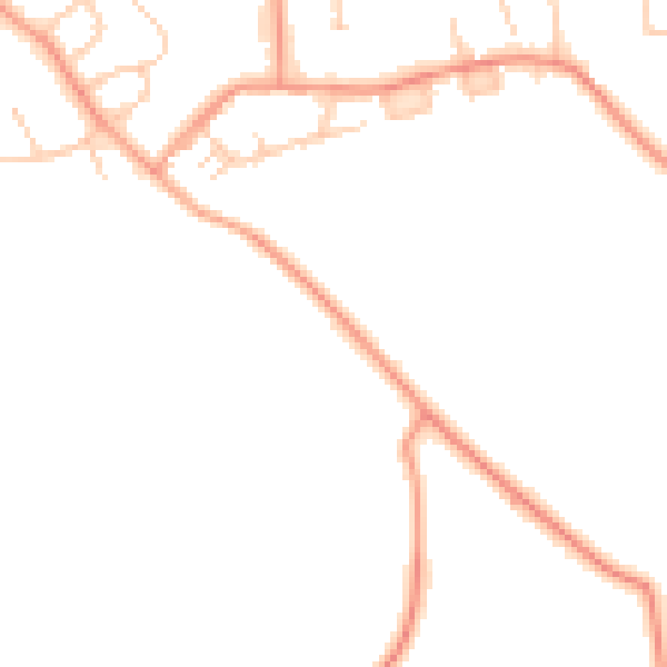 Daytime road noise heatmap for RG40 3AD