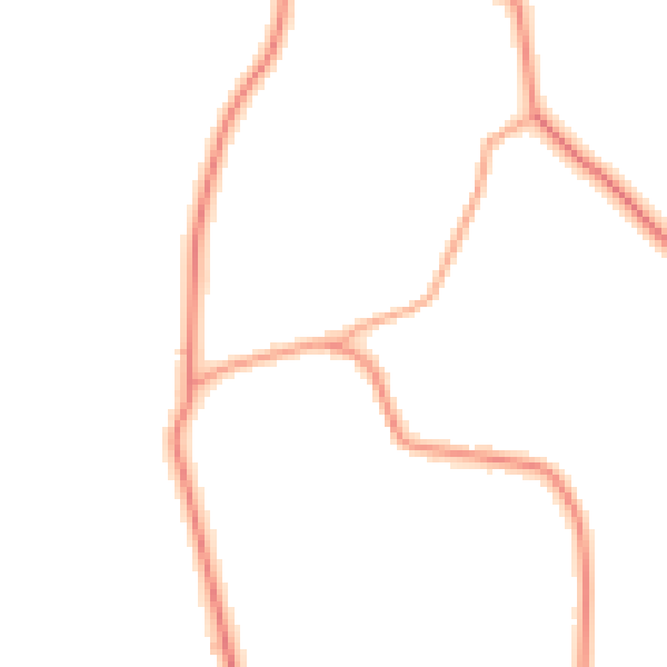 Daytime road noise heatmap for RG40 3BJ