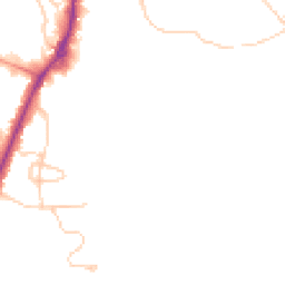 Daytime road noise heatmap for RG40 3ER