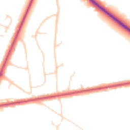 Daytime road noise heatmap for RG40 3GB