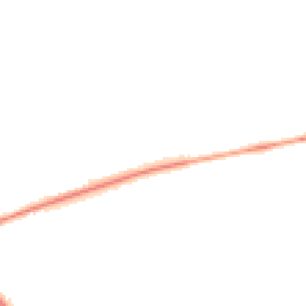 Night-time road noise heatmap for RG40 3NA