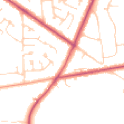 Daytime road noise heatmap for RG40 3RP