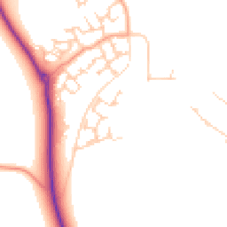 Daytime road noise heatmap for RG40 4AN
