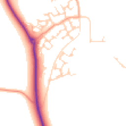 Daytime road noise heatmap for RG40 4AR