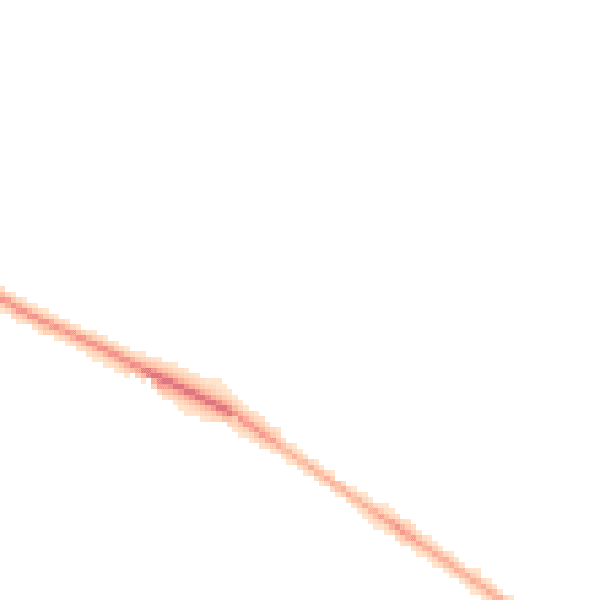 Night-time road noise heatmap for RG40 4RY