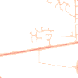 Daytime road noise heatmap for RG40 4XF