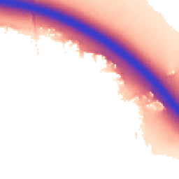 Night-time road noise heatmap for RG40 5AB