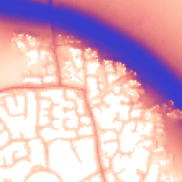 Daytime road noise heatmap for RG40 5AD