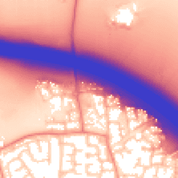 Daytime road noise heatmap for RG40 5AF