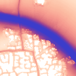 Daytime road noise heatmap for RG40 5AL