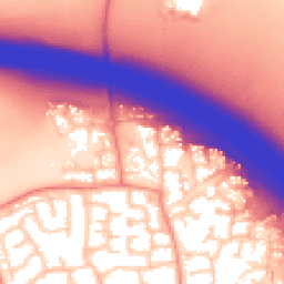 Daytime road noise heatmap for RG40 5AN