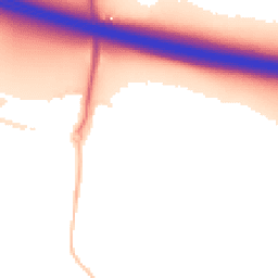 Night-time road noise heatmap for RG40 5AQ