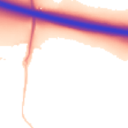 Night-time road noise heatmap for RG40 5BA