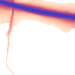 Night-time road noise heatmap for RG40 5BB