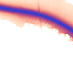 Night-time road noise heatmap for RG40 5BG