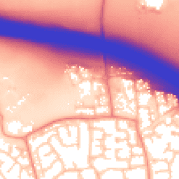Daytime road noise heatmap for RG40 5BJ