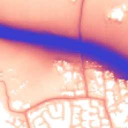 Daytime road noise heatmap for RG40 5BP