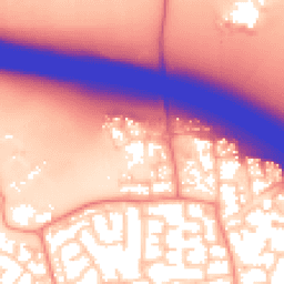 Daytime road noise heatmap for RG40 5BQ