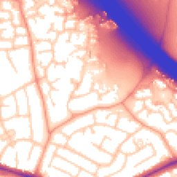Daytime road noise heatmap for RG40 5PG