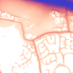 Daytime road noise heatmap for RG40 5QB
