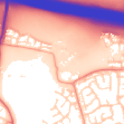 Daytime road noise heatmap for RG40 5QE