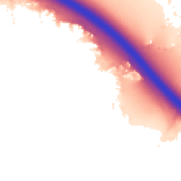 Night-time road noise heatmap for RG40 5YN