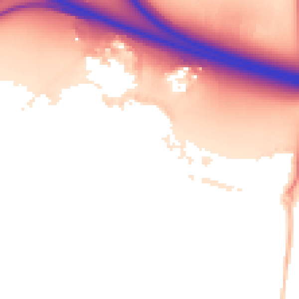 Night-time road noise heatmap for RG41 1AW