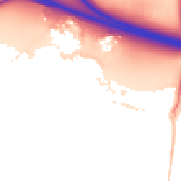 Night-time road noise heatmap for RG41 1AY