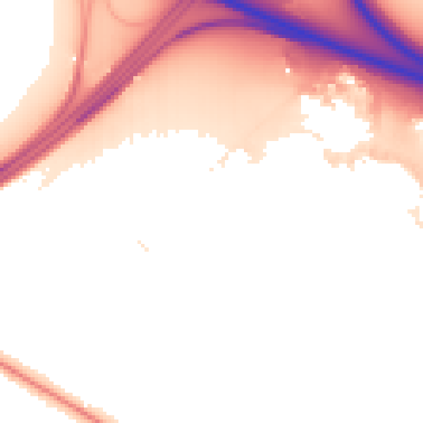 Night-time road noise heatmap for RG41 1HW