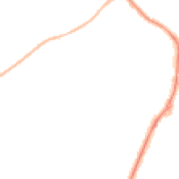 Night-time road noise heatmap for RG41 2AT