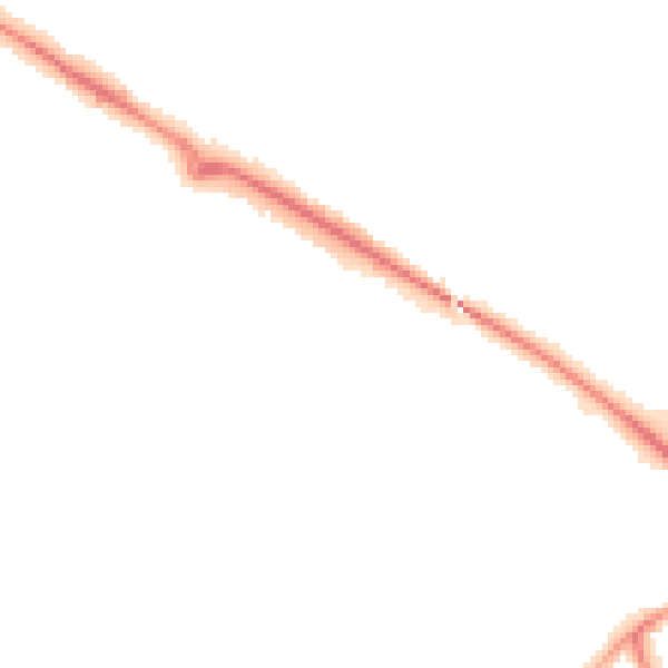 Night-time road noise heatmap for RG41 2SP