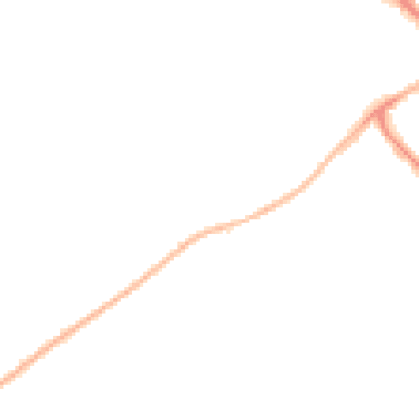 Night-time road noise heatmap for RG41 2TJ