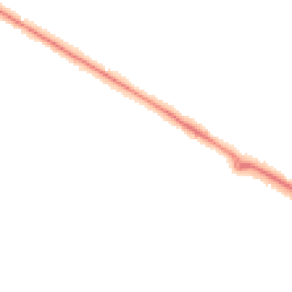 Night-time road noise heatmap for RG41 3HZ