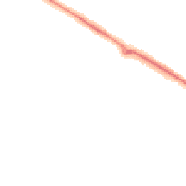 Night-time road noise heatmap for RG41 3XL