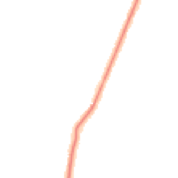 Night-time road noise heatmap for RG41 4AA