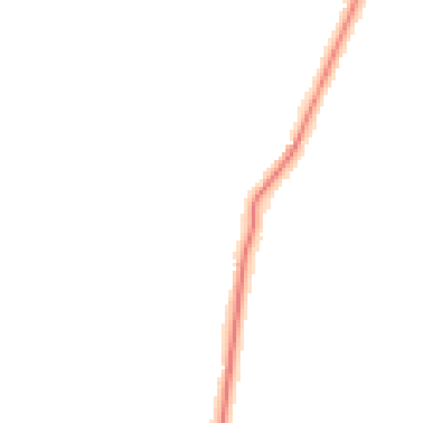 Night-time road noise heatmap for RG41 4AN