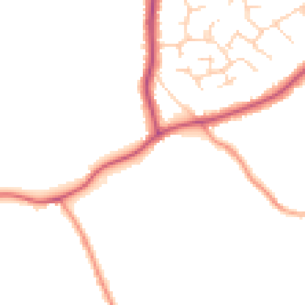 Daytime road noise heatmap for RG41 4TG