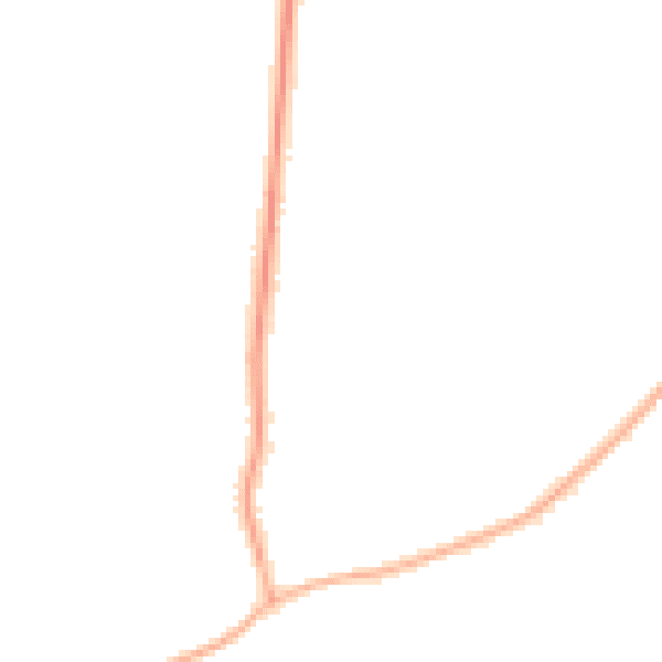 Night-time road noise heatmap for RG41 4UU