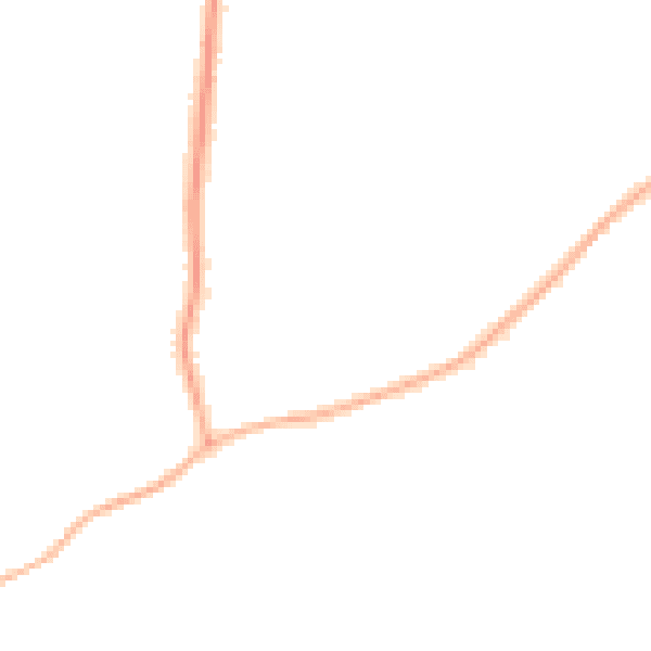 Night-time road noise heatmap for RG41 4UW
