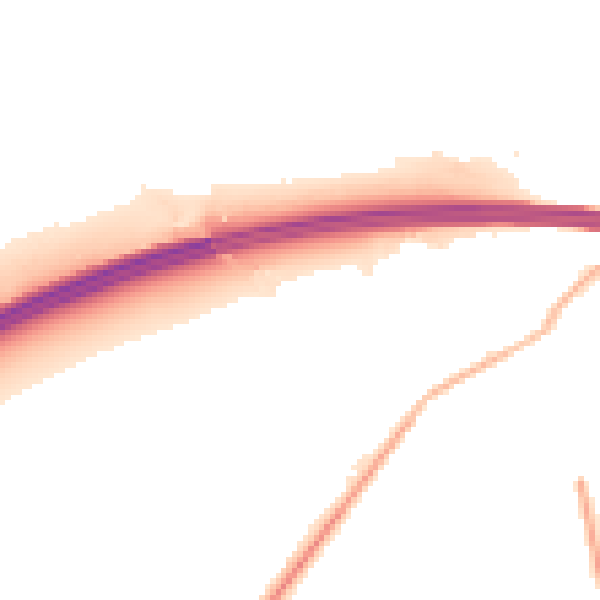 Night-time road noise heatmap for RG41 5DG