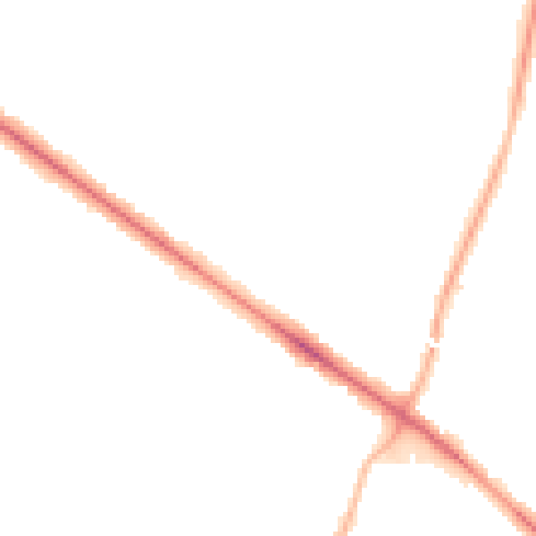 Night-time road noise heatmap for RG41 5JB