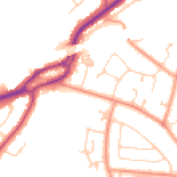 Daytime road noise heatmap for RG5 3AA