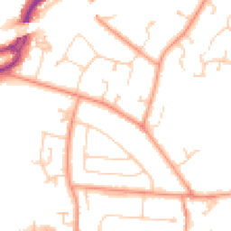 Daytime road noise heatmap for RG5 3AE