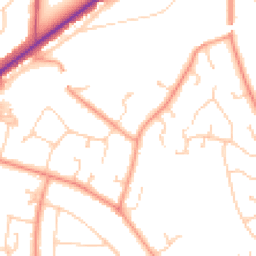 Daytime road noise heatmap for RG5 3AP