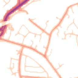Daytime road noise heatmap for RG5 3AS