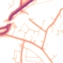 Daytime road noise heatmap for RG5 3AT