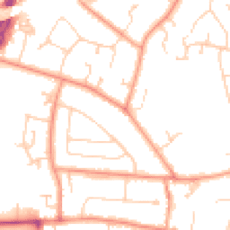 Daytime road noise heatmap for RG5 3AW