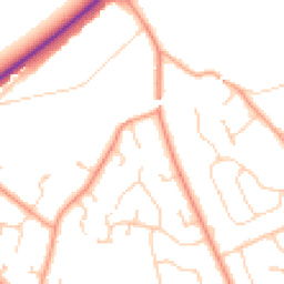 Daytime road noise heatmap for RG5 3BE