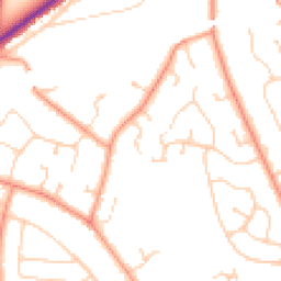 Daytime road noise heatmap for RG5 3BG